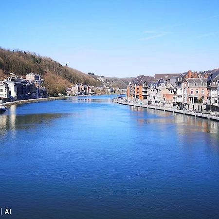 Vue Sur Meuse Avec Jacuzzi Et Sauna Exterieur. Yvoir Ngoại thất bức ảnh