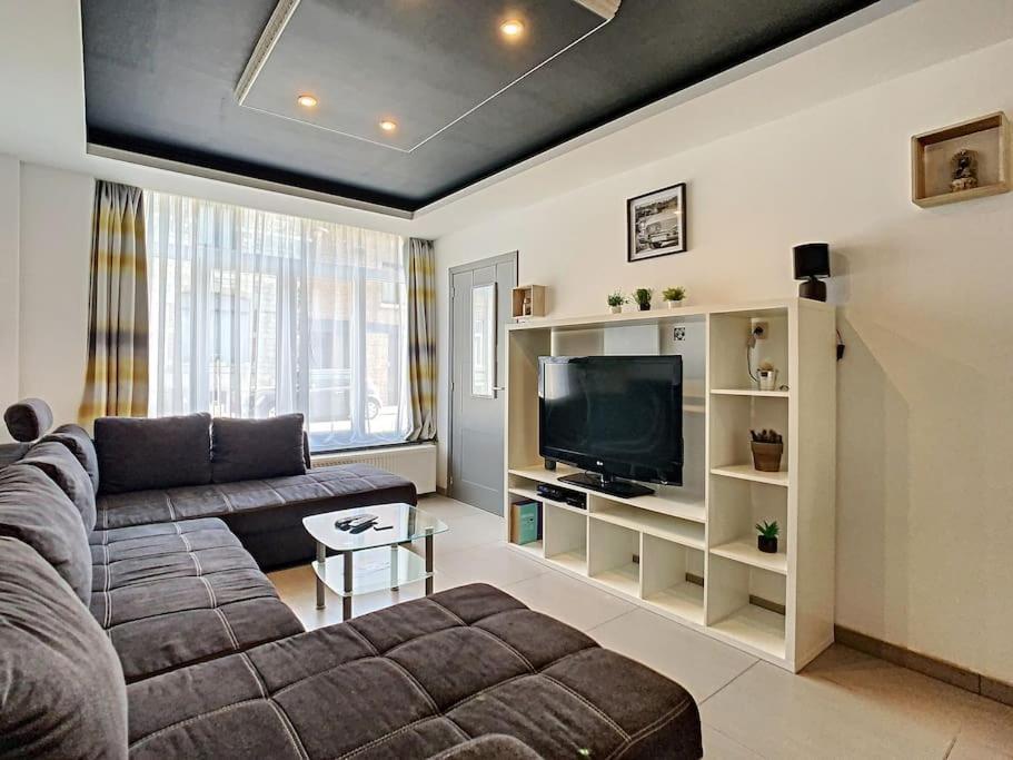 Vue Sur Meuse Avec Jacuzzi Et Sauna Exterieur. Yvoir Ngoại thất bức ảnh